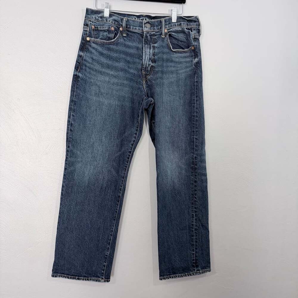 American Eagle Denim Jeans Blue Medium Wash 32x30